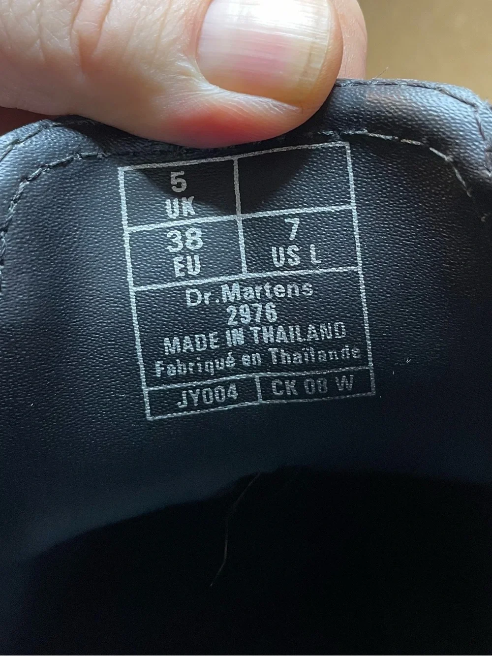 Dr. Martens Black Leather Ankle Boots